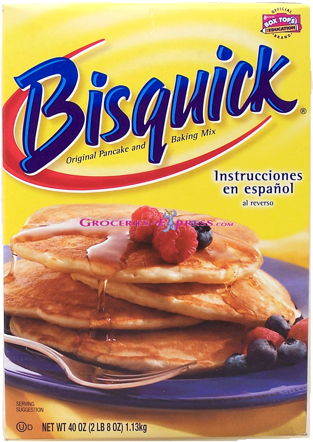 Betty Crocker Bisquick original all-purpose baking mix for pancakes, biscuits & quick dinner recipes! Full-Size Picture